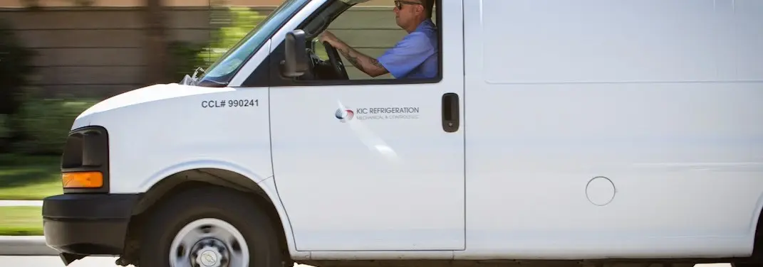 KIC Refrigeration service vehicle serving Upper Chichester area